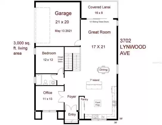 3702 LYNWOOD AVENUE, TAMPA, Florida 33629, 3 Bedrooms Bedrooms, ,3 BathroomsBathrooms,Residential,For Sale,LYNWOOD,T3306350