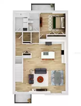 Living Space - 2nd Floor