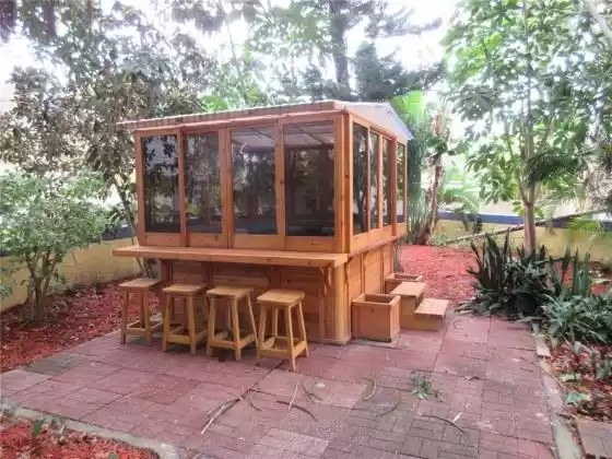 April 2021 installed gazebo with jetted spa. $10,000