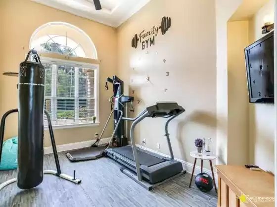 Office used as Gym