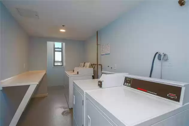 conveniently located laundry room