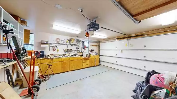 Large 2 car garage