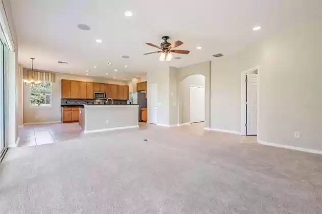 Open floor-plan allows ease of entertaining (all new carpet & paint)