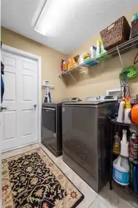 laundry room with garage access