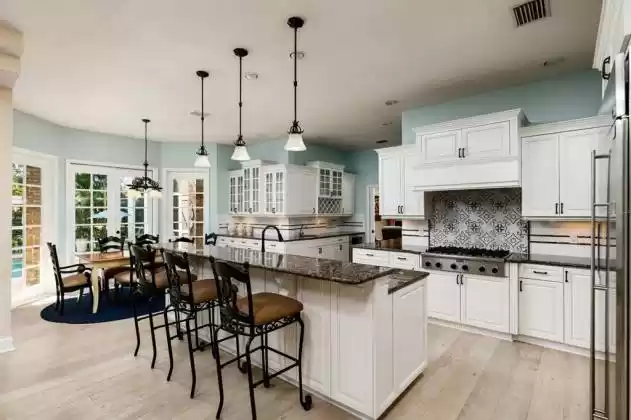 Gourmet Custom Kitchen with Granite Counters & top of the line Appliances