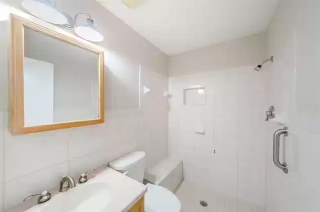 Bathroom located outside ode of bedrooms 1 & 2