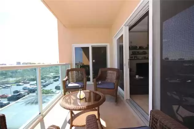 Balcony with access from the first bedroom and living room.