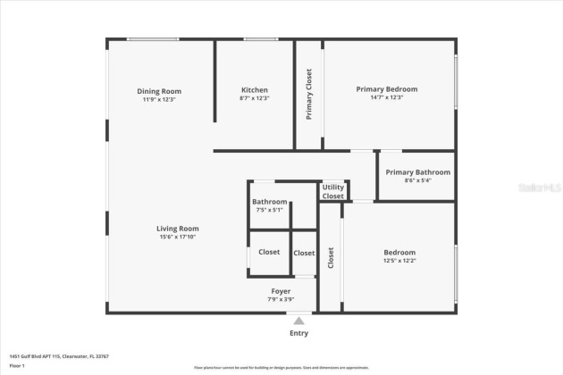 1451 GULF BOULEVARD, CLEARWATER, Florida 33767, 2 Bedrooms Bedrooms, ,2 BathroomsBathrooms,Residential,For Sale,GULF,MFRU8224430