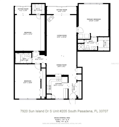 7920 SUN ISLAND DRIVE, SOUTH PASADENA, Florida 33707, 3 Bedrooms Bedrooms, ,2 BathroomsBathrooms,Residential,For Sale,SUN ISLAND,MFRT3488028