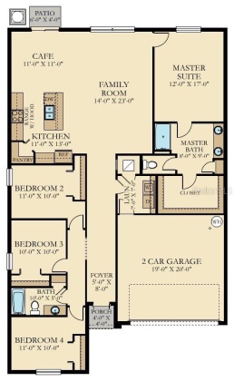 1890 SILVER STAR PLACE, RUSKIN, Florida 33570, 4 Bedrooms Bedrooms, ,2 BathroomsBathrooms,Residential,For Sale,SILVER STAR,MFRT3496953