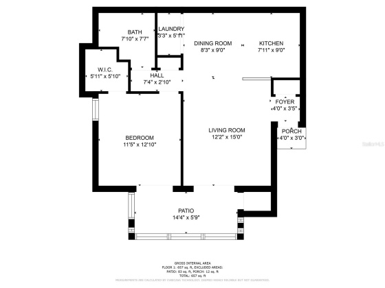 10263 GANDY BOULEVARD, ST PETERSBURG, Florida 33702, 1 Bedroom Bedrooms, ,1 BathroomBathrooms,Residential,For Sale,GANDY,MFRS5098312