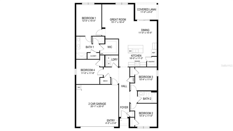 5893 WANDERING WILLOW DRIVE, WESLEY CHAPEL, Florida 33545, 4 Bedrooms Bedrooms, ,2 BathroomsBathrooms,Residential,For Sale,WANDERING WILLOW,MFRT3517572